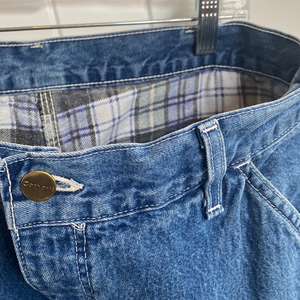 Vintage 90’s Carhartt lined denim - Picture 4 of 13